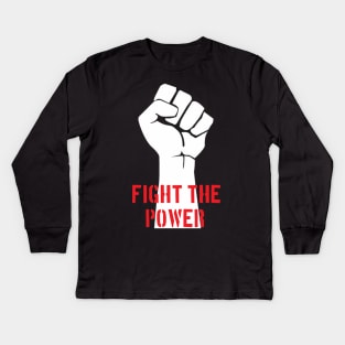 Fight The Power Kids Long Sleeve T-Shirt